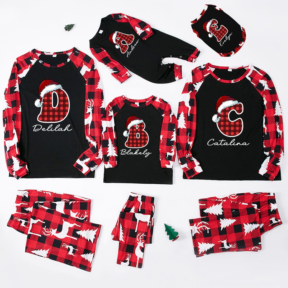 Personalized Monogrammed Family Christmas Pajamas 6